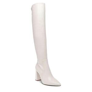 Wild Pair Womens Knee-High Boots Ivory Size 8 ( Display item ) NEW # Box M708